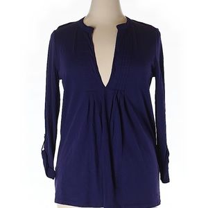 Elegant Deep Blue Women's Top